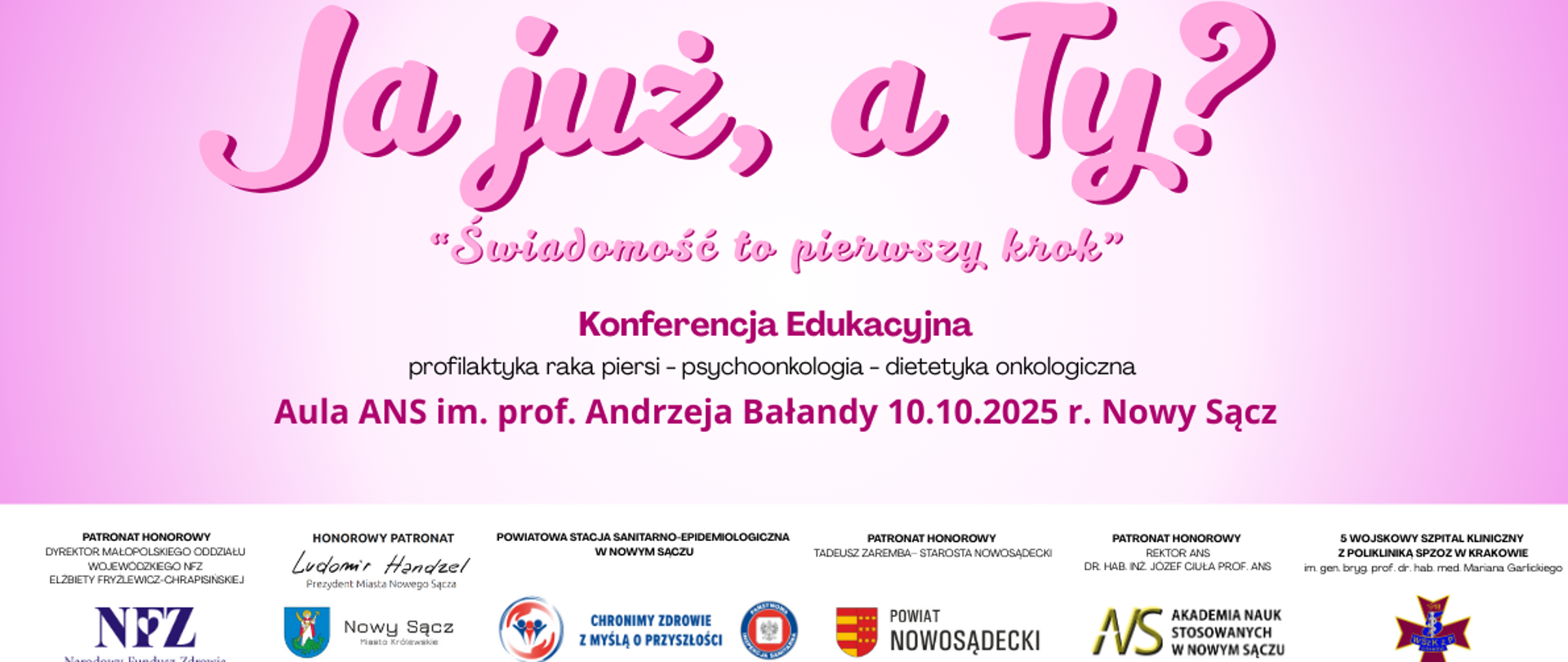 Konferencja dotycząca raka piersi