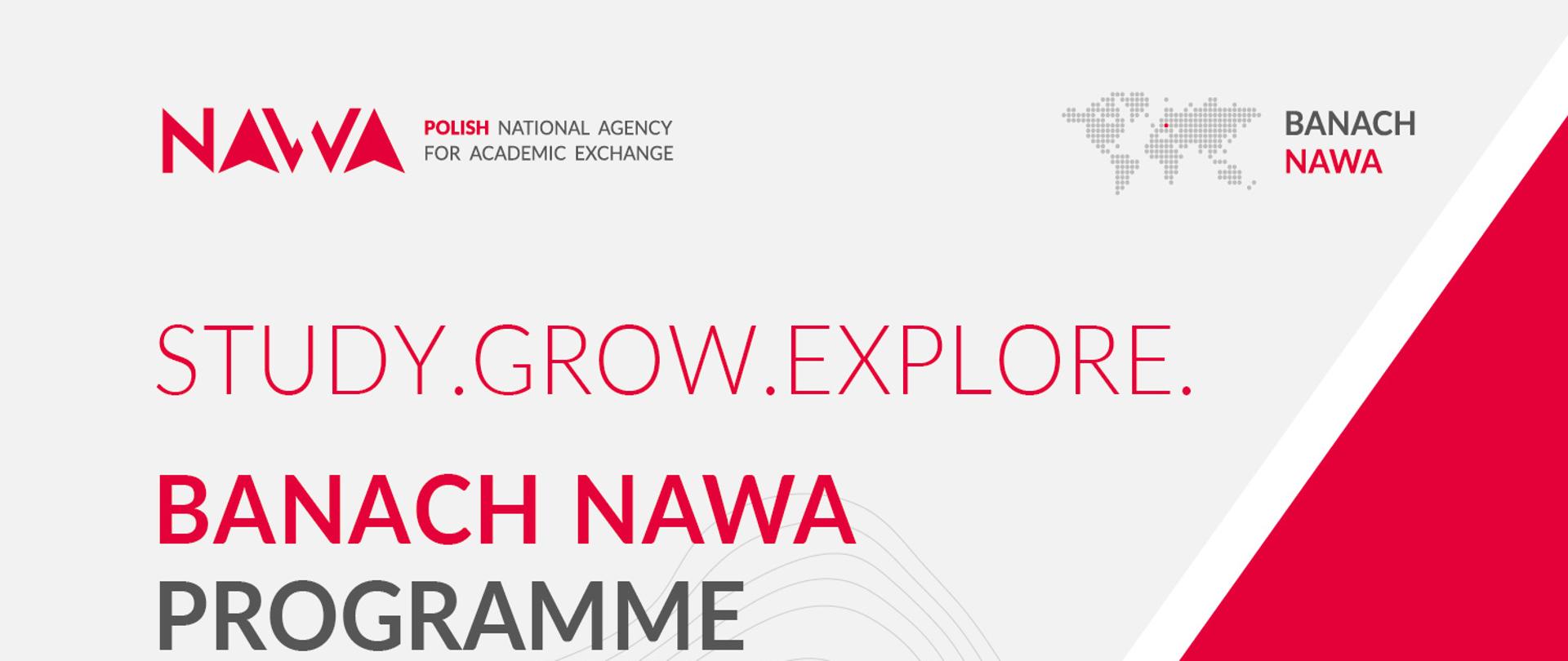 Nabór kandydatów do Programu stypendialnego im. Stefana Banacha 2026 plakat informacyjny