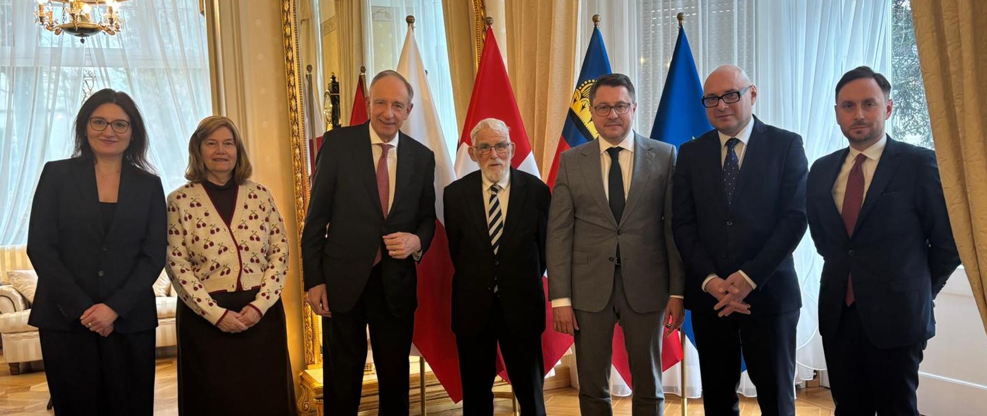 Spotkanie wiceminitra spraw zagranicznych Władysława T. Bartoszewskiego z Urim Straussem, Berno, 18 lutego 2026 r.