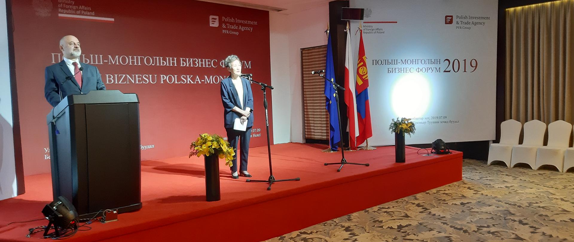 Wiceminister Lang w Mongolii