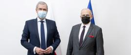 Spotkanie ministra Zbigniewa Raua z Pawłem Łatuszką