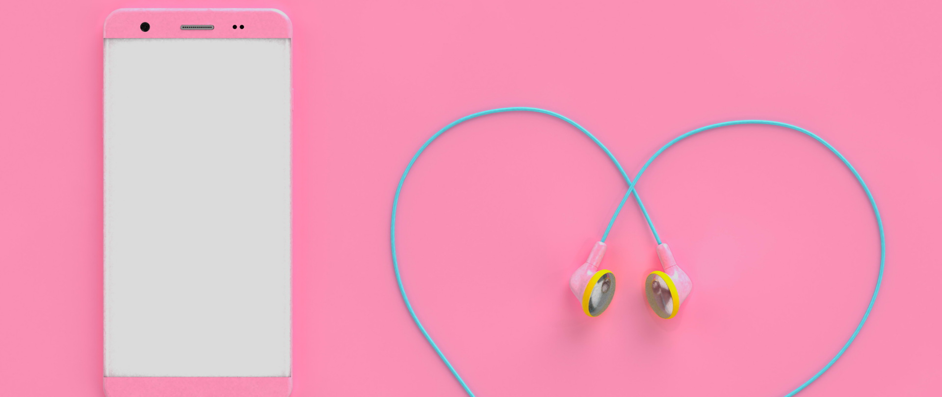 Telefon komórkowy i słuchawki