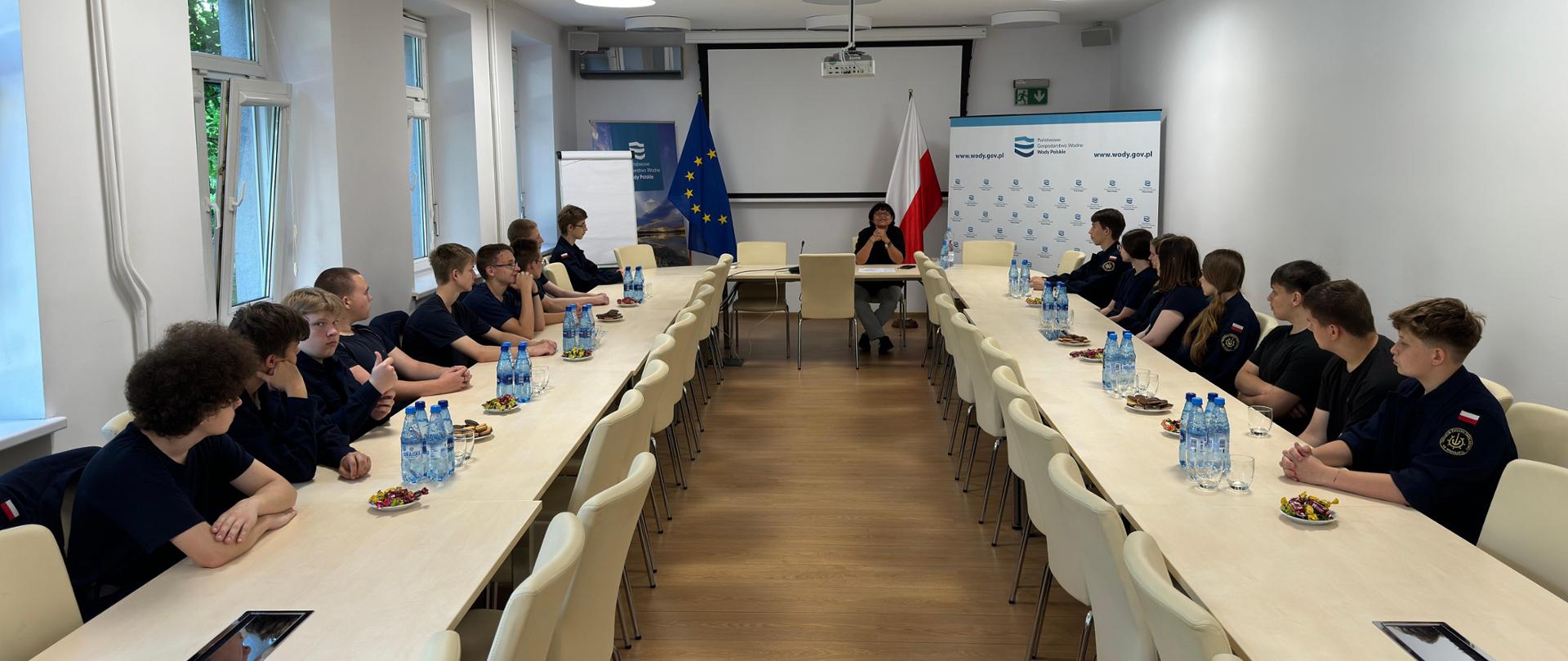 Wizyta uczniów Technikum Żeglugi Śródlądowej we Wrocławiu.