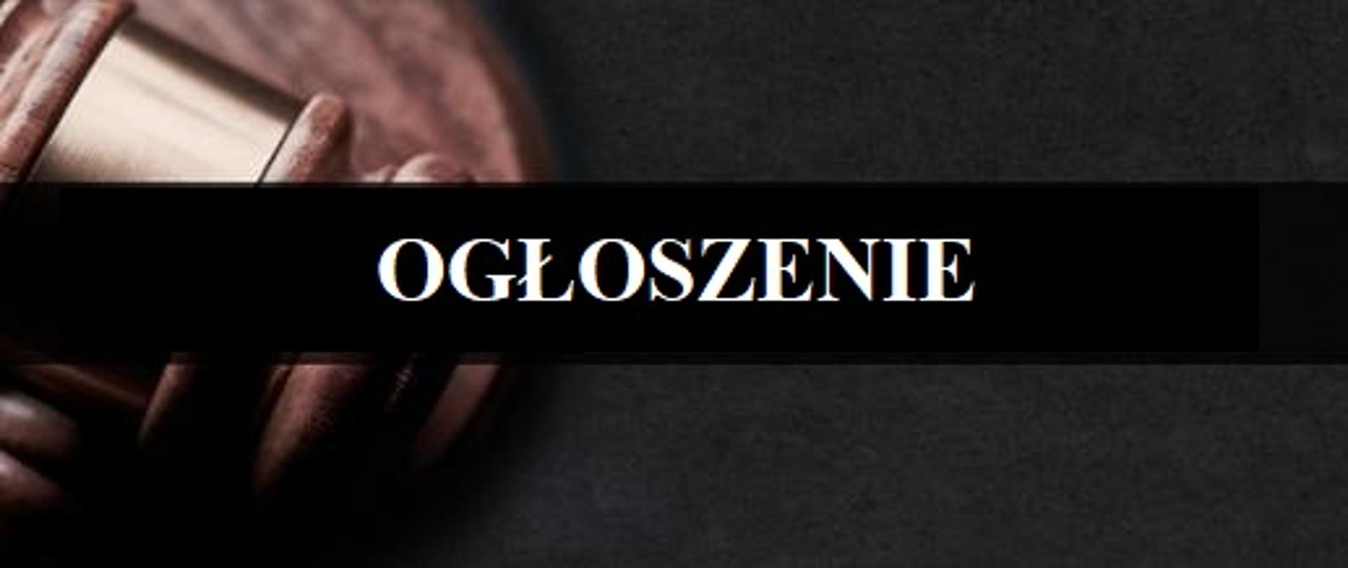 Ogłoszenie