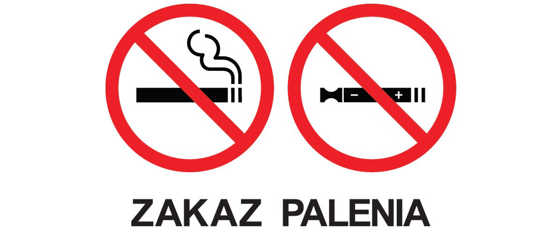 Zakaz palenia tytoniu, nowatorskich wyrobów tytoniowych i papierosów elektronicznych