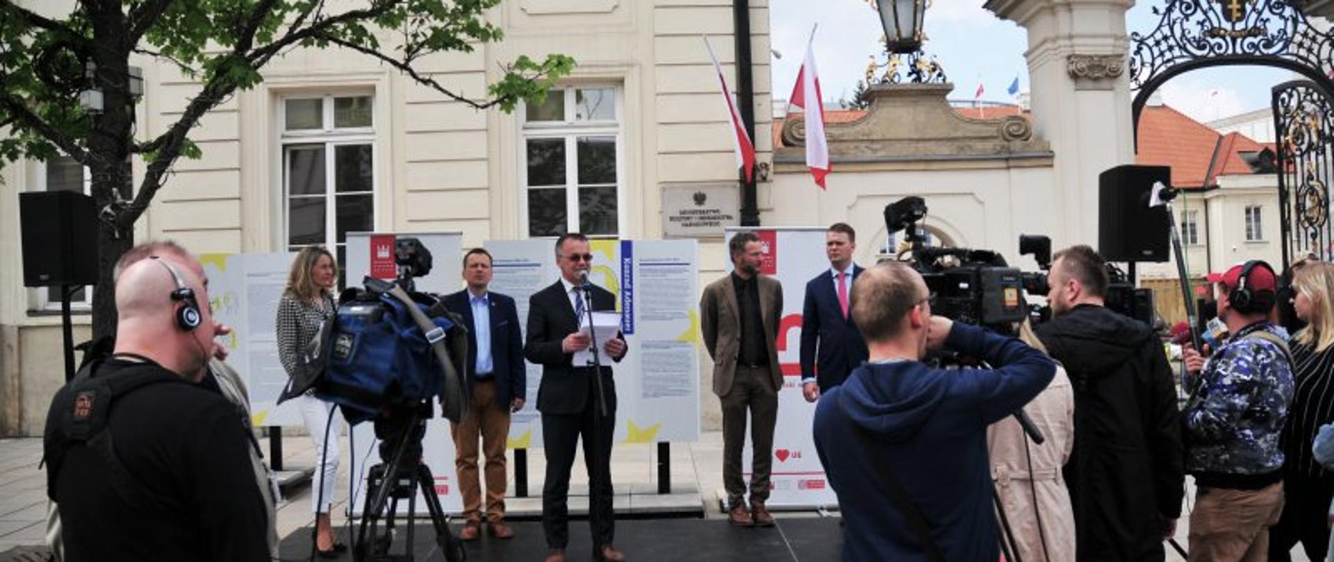 Wernisaż wystawy „Ojcowie Założyciele UE” fot. MKiDN