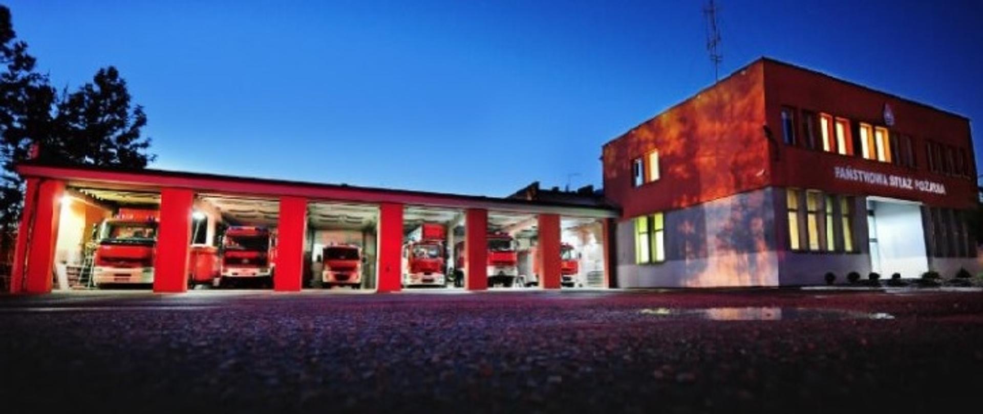 Zdjęcie przedstawia Komendę Powiatową PSP w Pszczynie