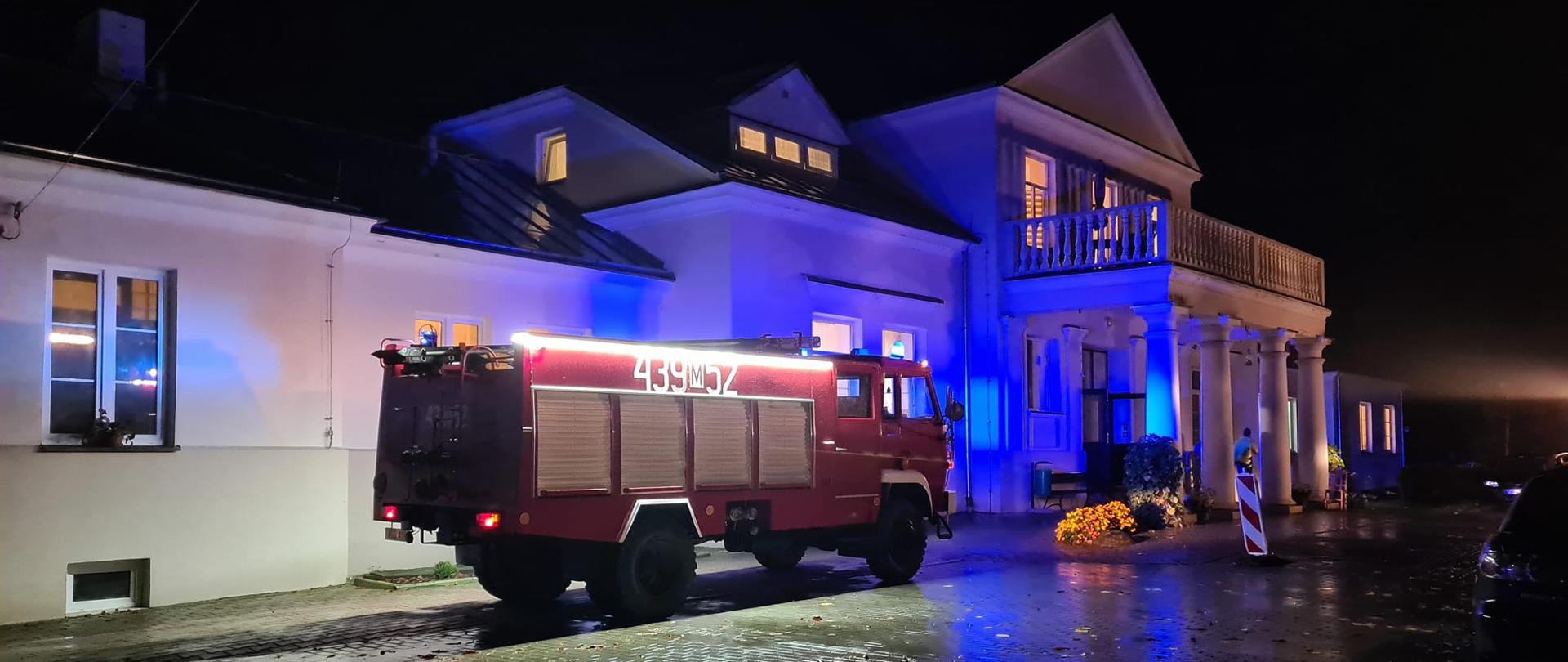 Pożar w Powiatowym Domu Pomocy Społecznej w Czarnowie