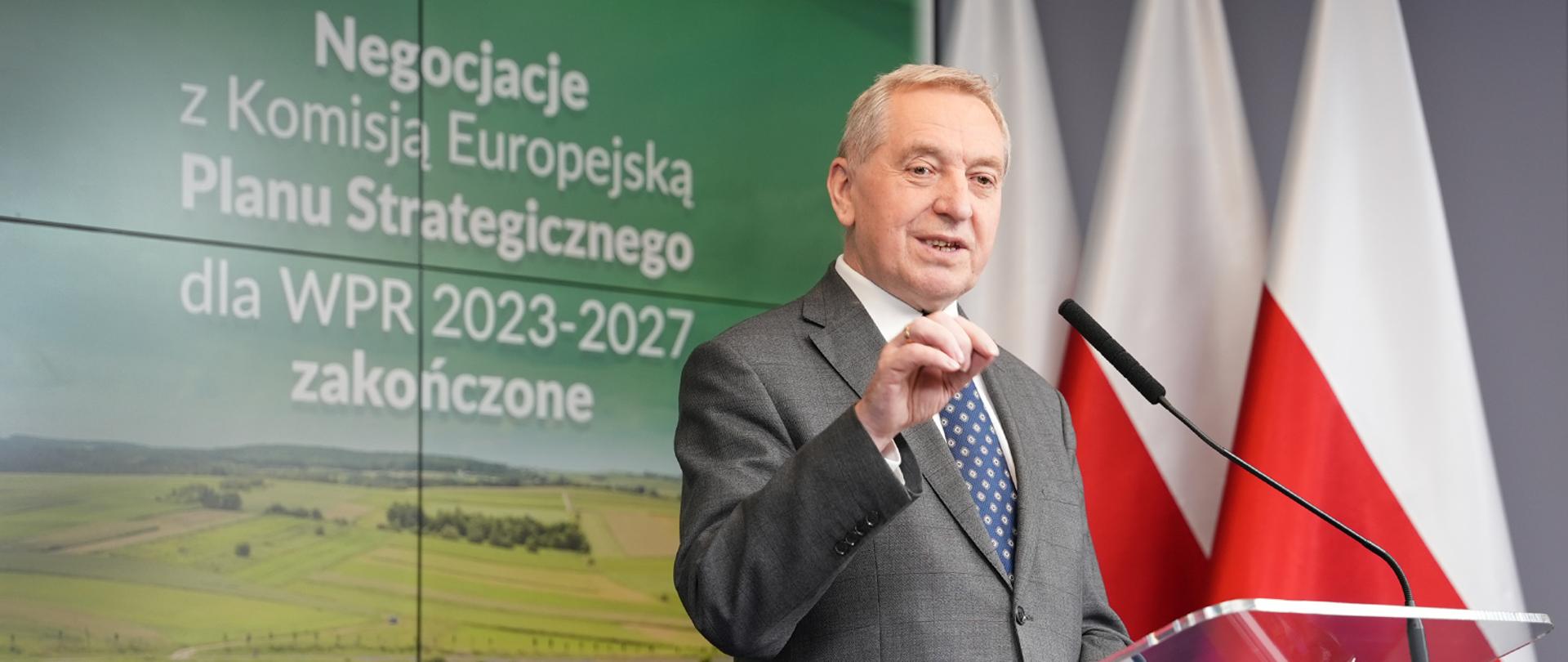 Konferencja prasowa- Henryk Kowalczyk 