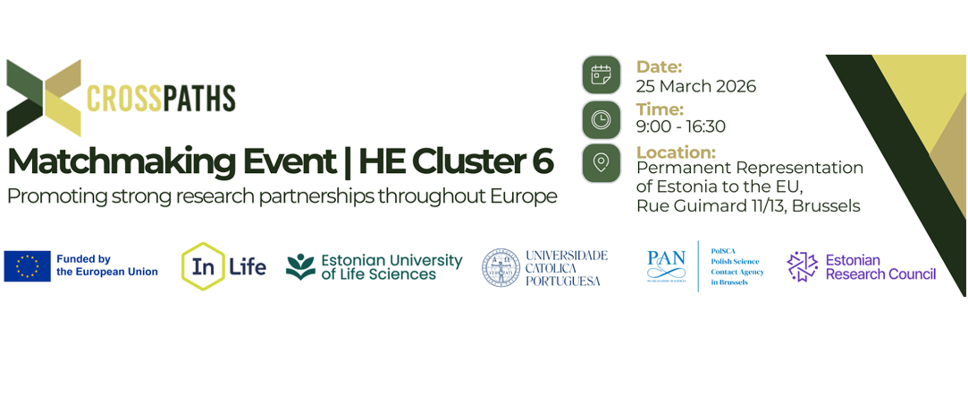 Wydarzenia brokerskie - Crosspaths Matchmaking Event HE Cluster 6