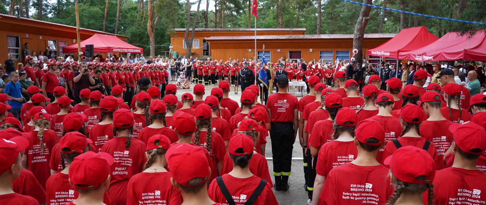 XVII Międzypowiatowy Obóz Młodzieżowych Drużyn Pożarniczych w Brennie