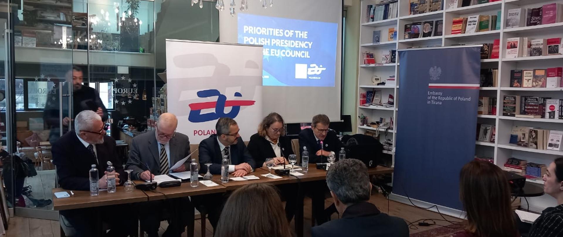 Forum "Polish Presidency of the EU Council 2025 – Priorities and Vision " in Tirana