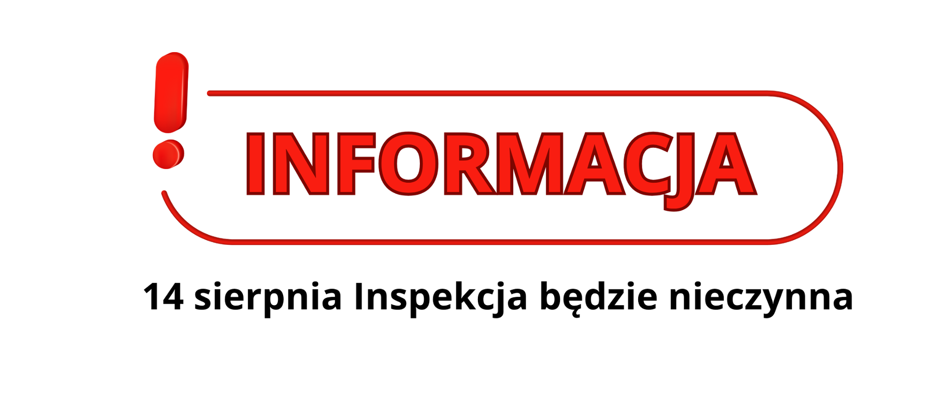 informacja zdjęcie inspekcja nieczynna