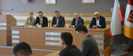 Spotkanie w starostwie powiatowym w Łomży