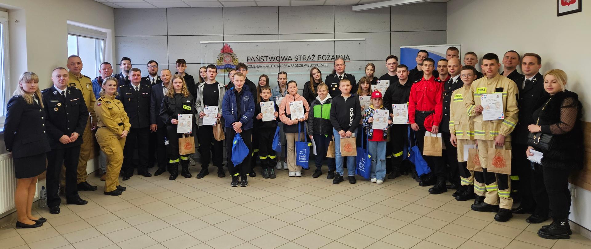 Eliminacje powiatowe Turnieju Wiedzy Pożarniczej