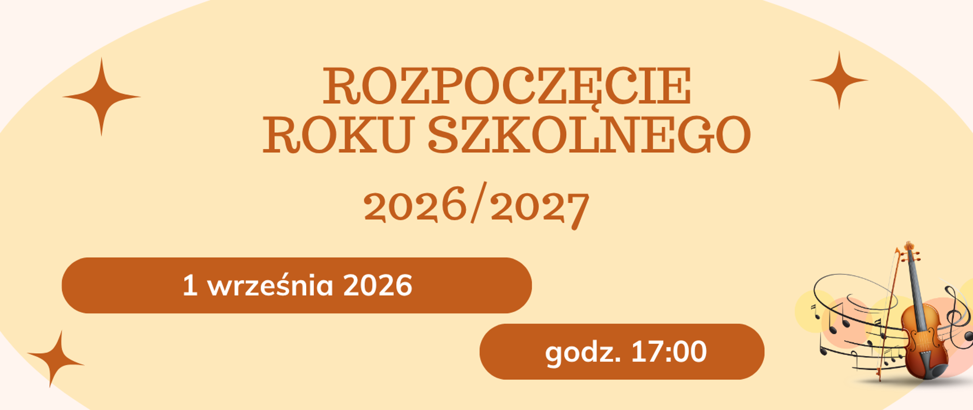 Informacja o terminie rozpoczęcia roku szkolnego 2026/2027