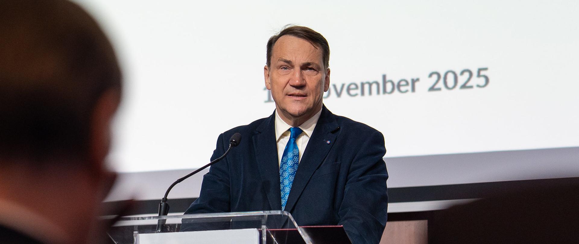Deputy Prime Minister Radosław Sikorski opens 16th Warsaw Human Rights Seminar