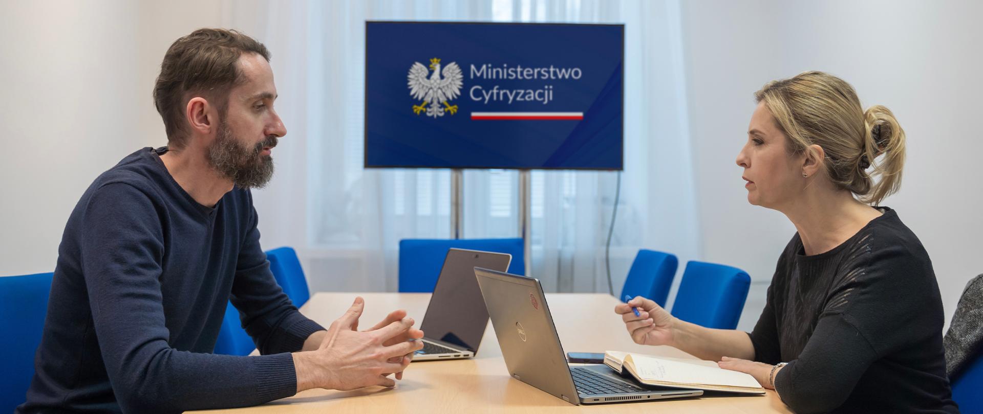 Zdjęcie z pierwszego spotkania Przewodniczącej Rady ds. cyfryzacji 