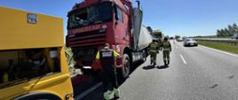 Wypadek samochodu ciężarowego