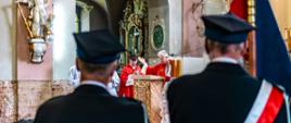 Uroczysta eucharystia w intencji strażaków jednostki OSP w Gościęcinie