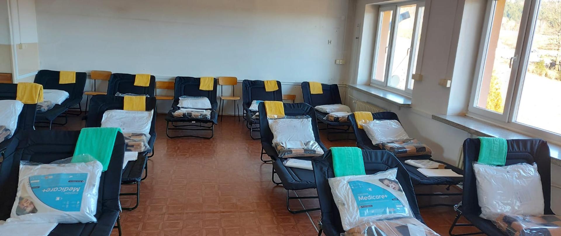 Przygotowany punkt recepcyjny