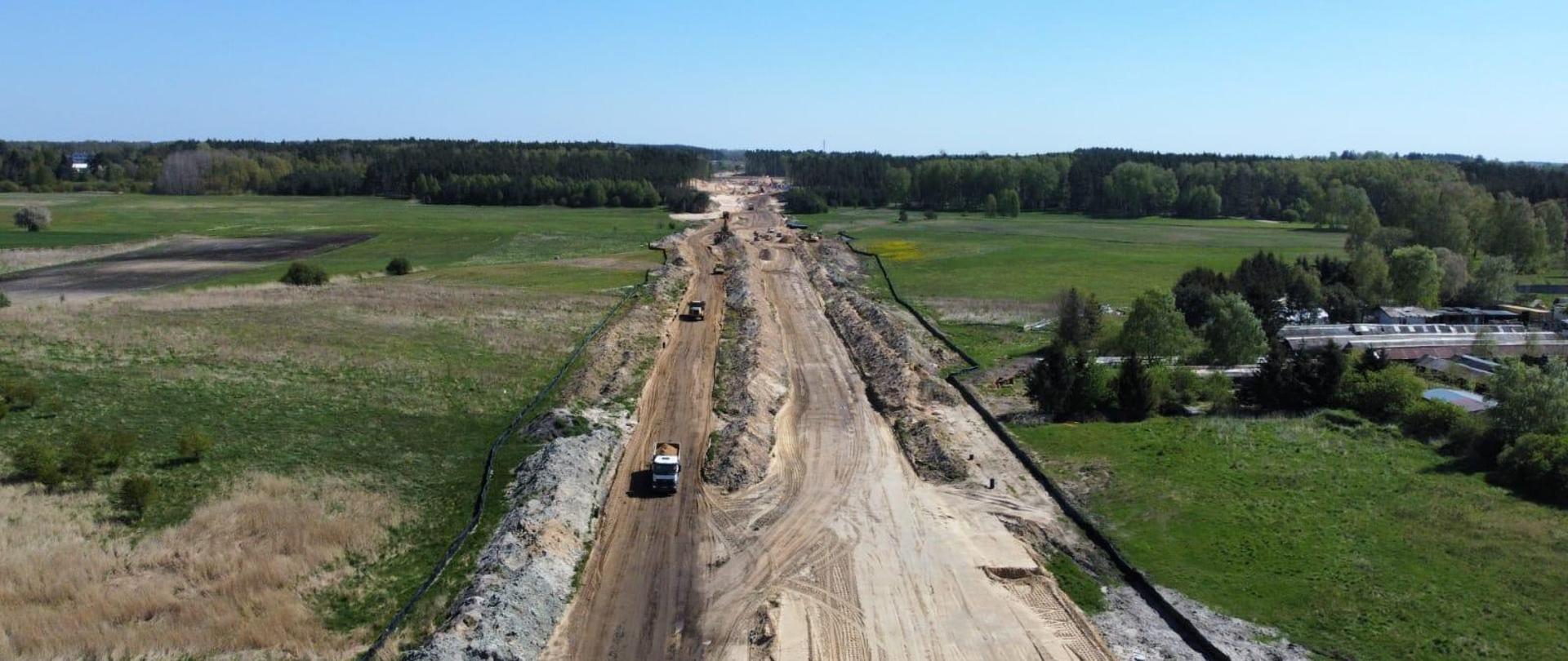 Roboty ziemne na obwodnicy Szczecinka
