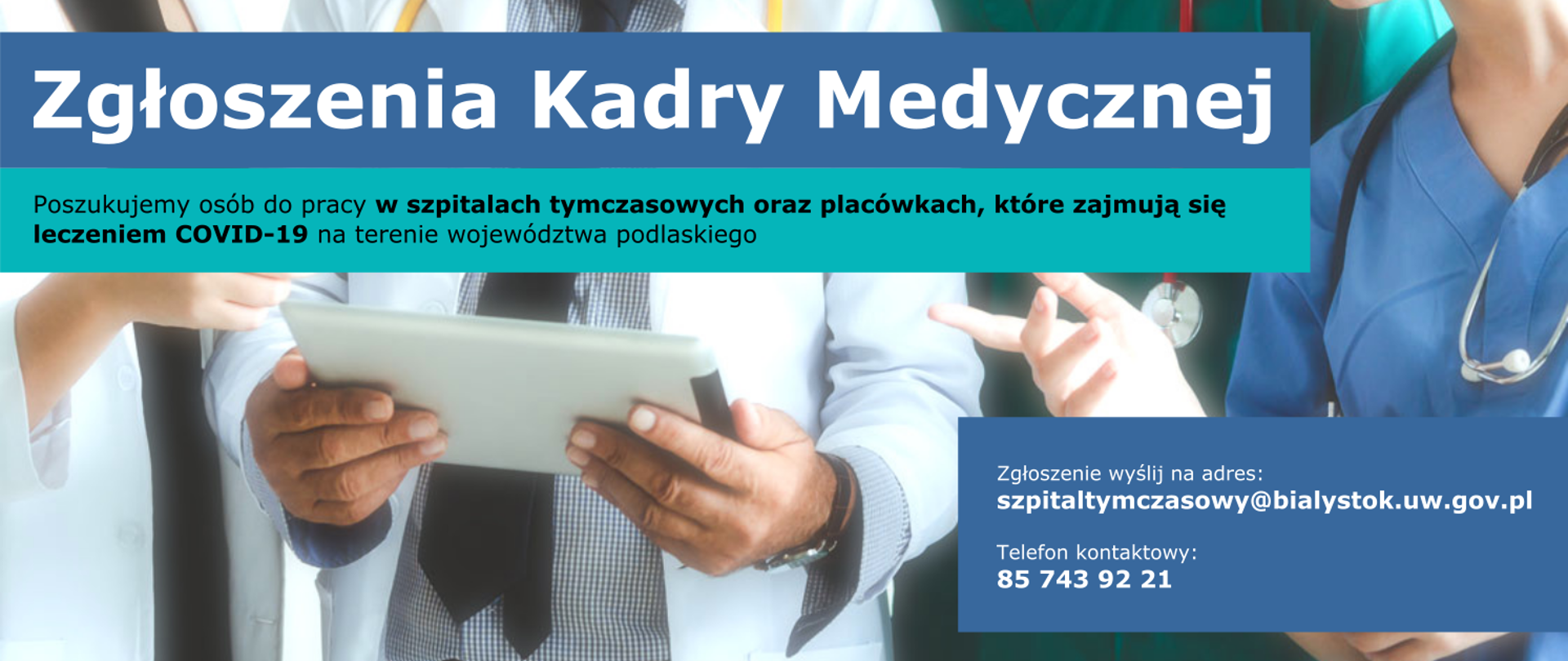 Zgłoszenia kadry medycznej