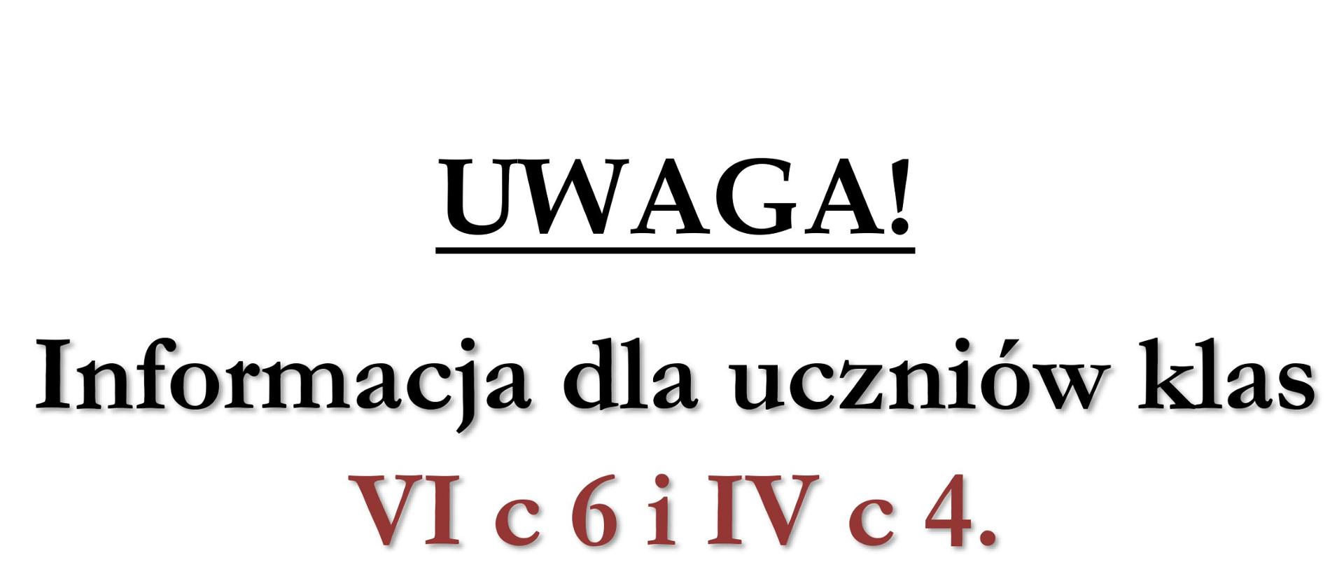 plakat na białym tle z informacją w kolorze czarnym i czerwonym