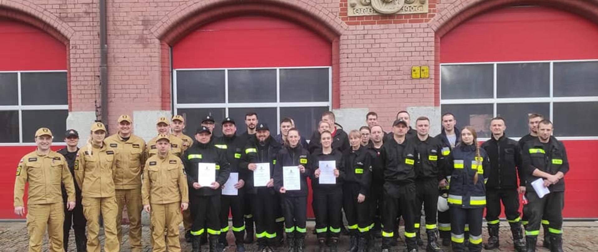 Egzamin praktyczny szkolenia strażaków OSP