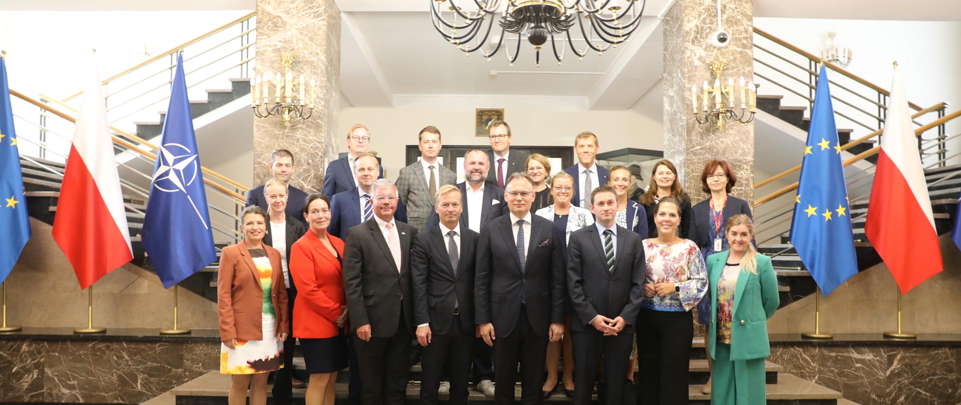 Deputy Minister Mularczyk meets representatives of Nordic Council’s Conservative Group