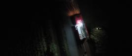 Nocne szkolenie strażaków z wykorzystania drona z kamerą termowizyjną