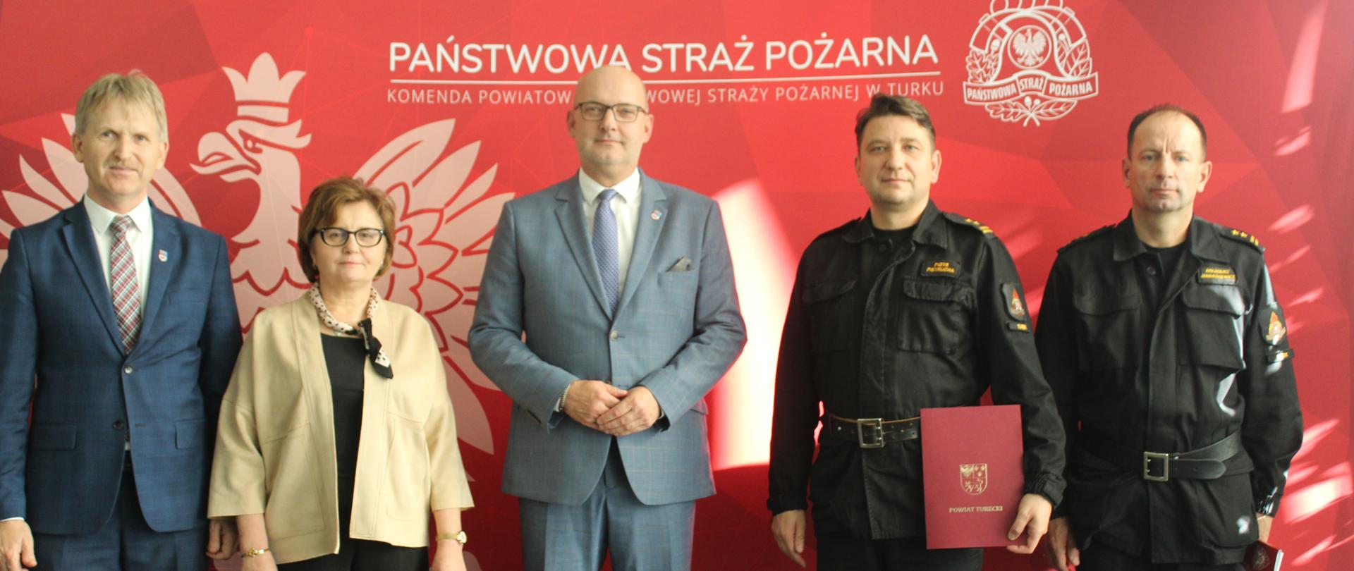 PODPISANIE UMOWY NA DOFINANSOWANIE ZAKUPU SPRZĘTU RATOWNICZEGO DLA KP PSP TUREK