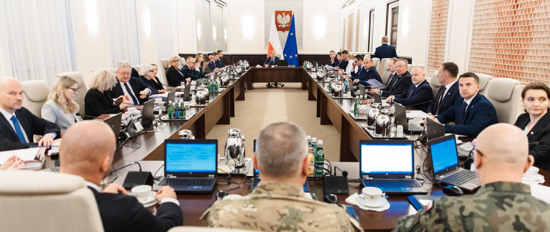 Posiedzenie Rady Ministrów pod przewodnictwem Premiera Donalda Tuska.