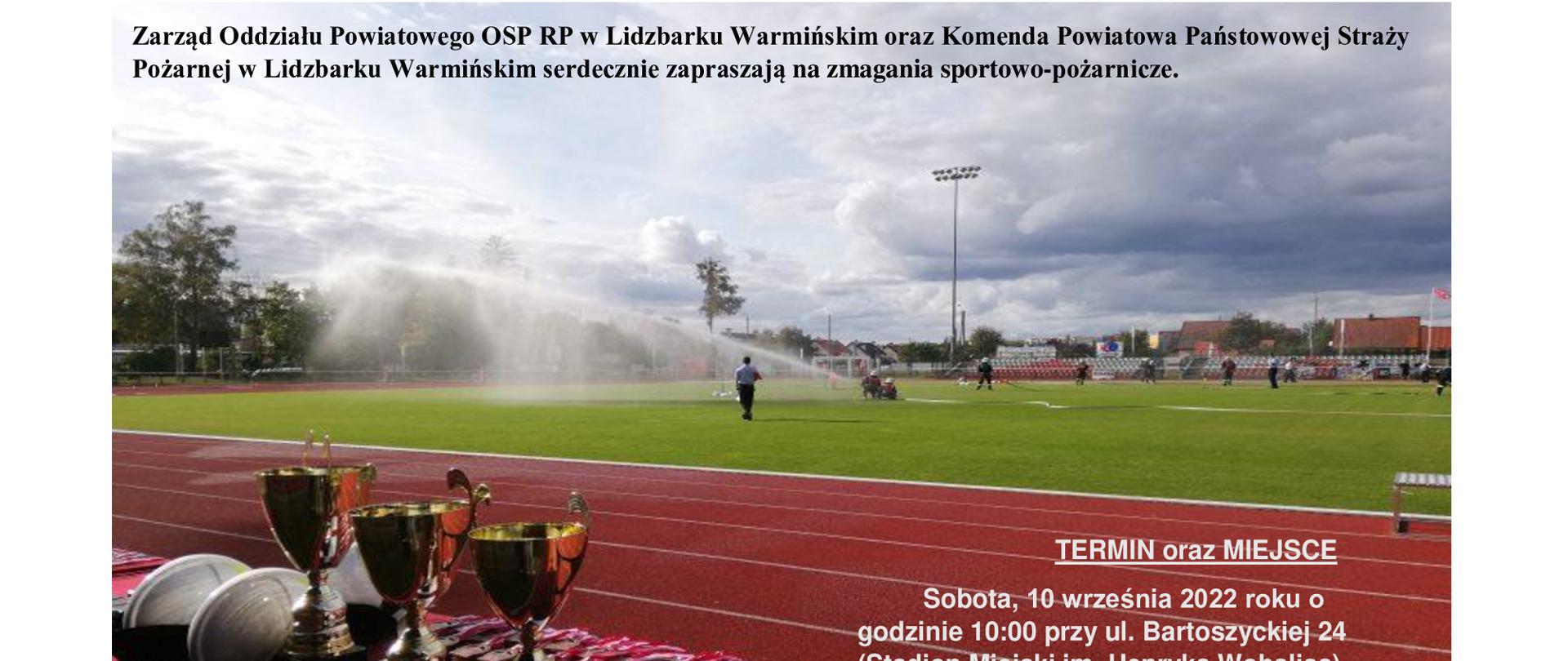 Zaproszenie na Powiatowe Zawody Sportowo Pożarnicze OSP 