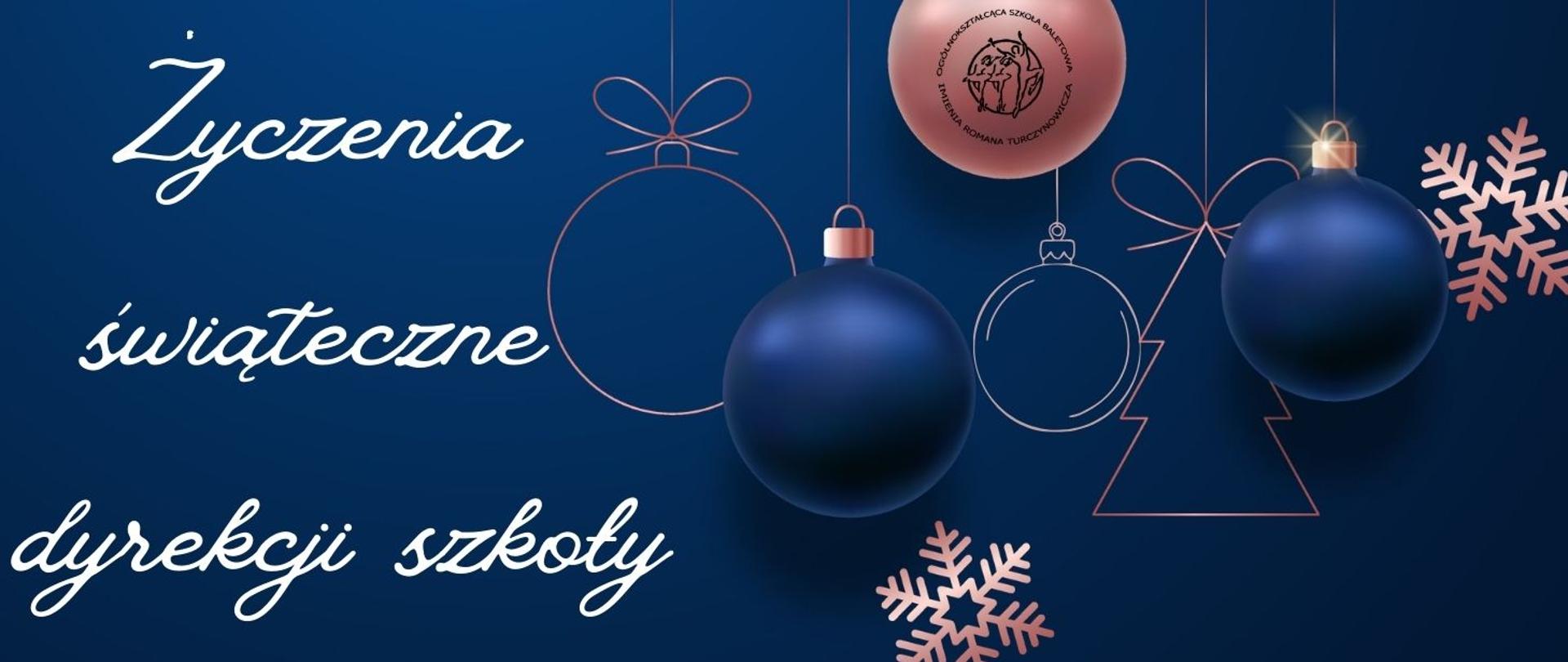 Plakat życzenia dyrekcji szkoły