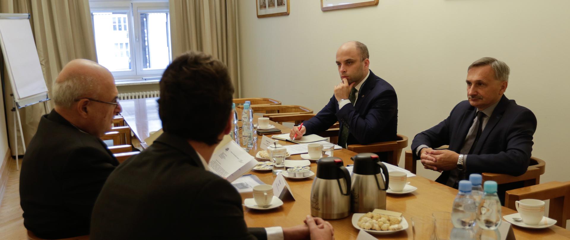 Spotkanie ambasadora Republiki Bułgarii w Polsce z wiceministrem edukacji 