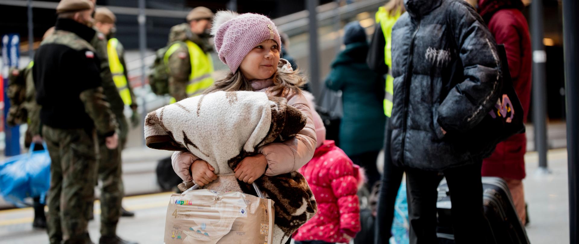Pociąg ŁKA przywiózł ukraińskich uchodźców z Przemyśla do Łodzi