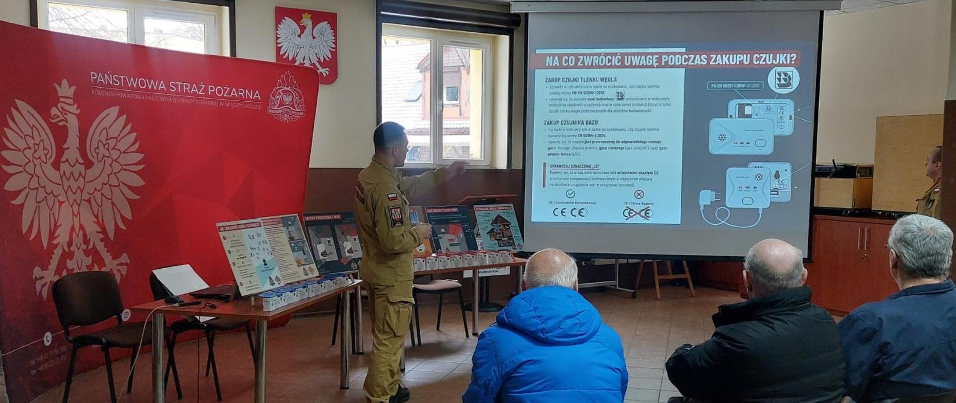 „Czadowa Straż” – strażacy edukowali mieszkańców w zakresie bezpieczeństwa zimowego