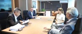 Spotkanie Ministra Pełnomocnego M. Brymory z burmistrzem gminy Çair I. Mexhitim
