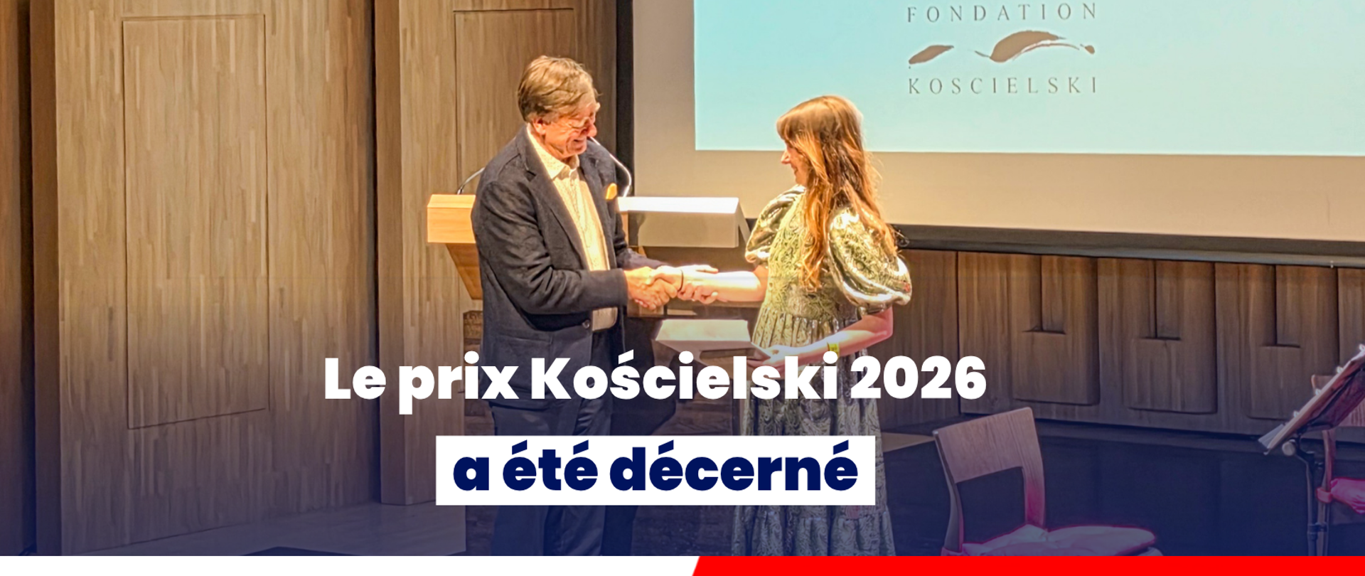 Le prix Kościelski 2026