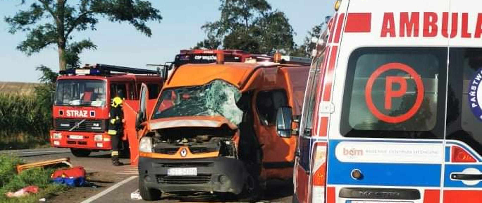 Wypadek na drodze krajowej 39