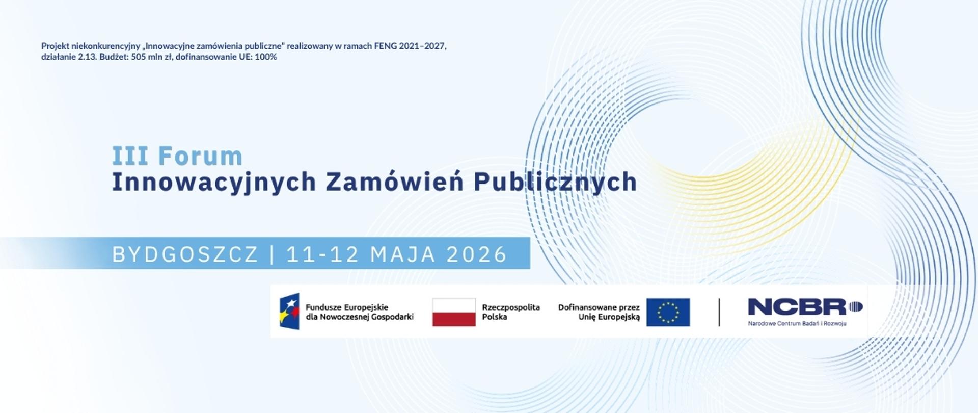 III Forum Innowacyjnych Zamówień Publicznych, Bydgoszcz