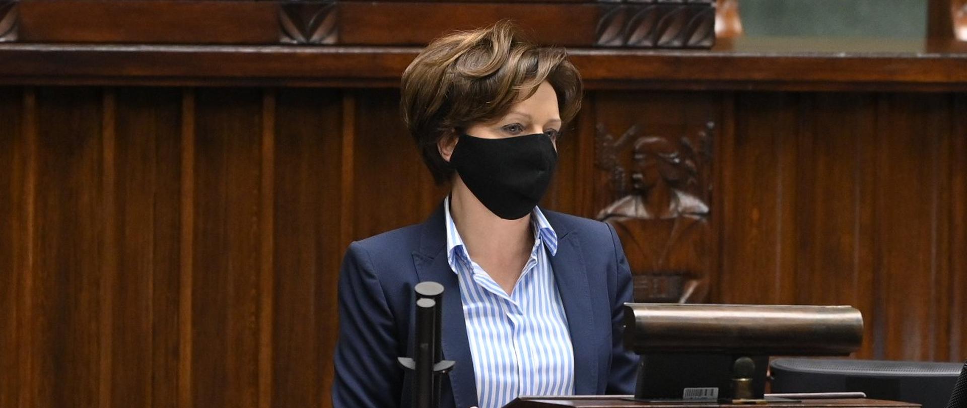 wystąpienie sejmowe minister Maląg