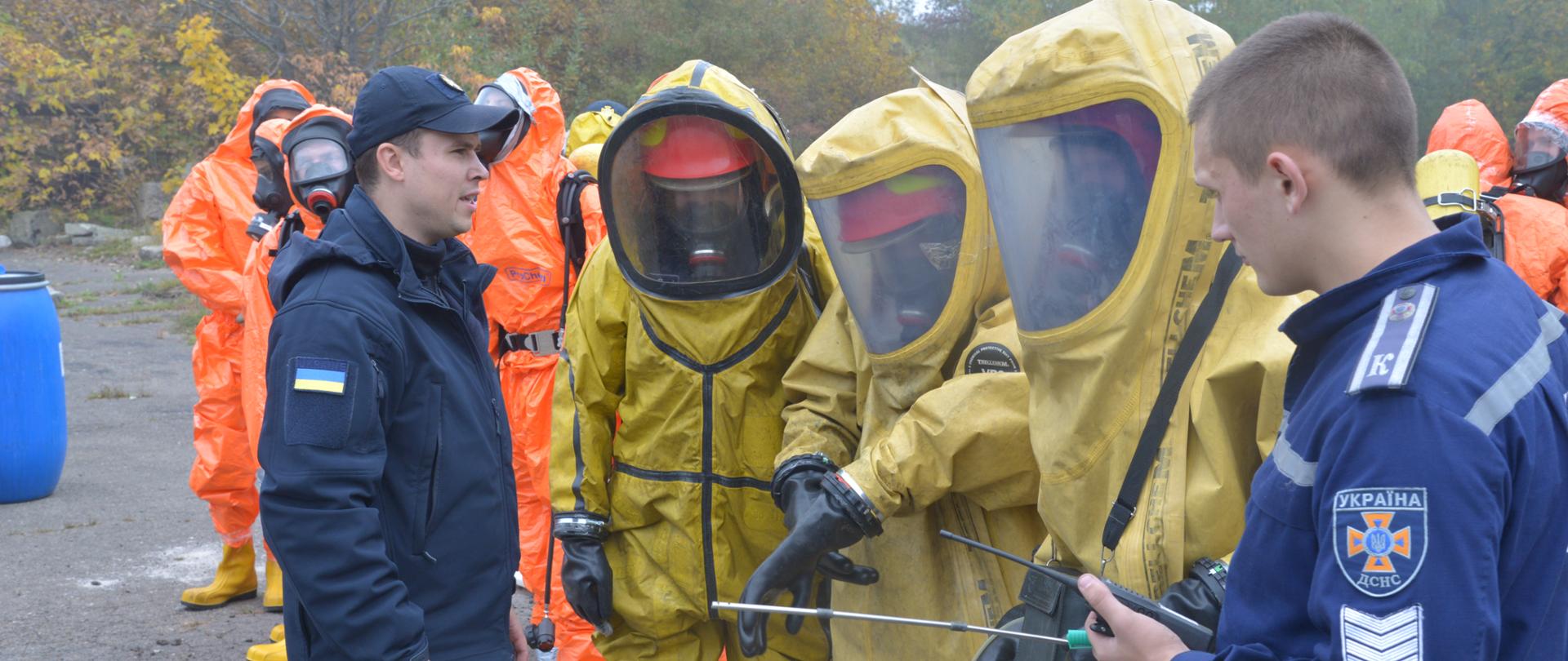 trwa szkolenie strażaków