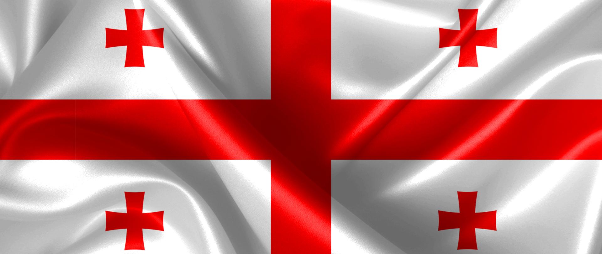 Flaga Gruzji