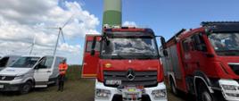 Ćwiczenia z ratownictwa wysokościowego na elektrowniach wiatrowych