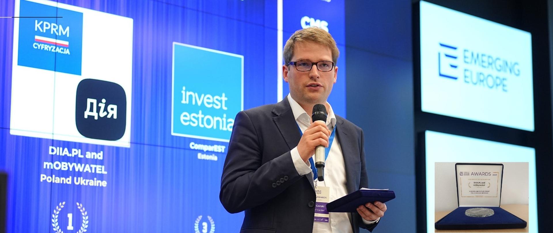 mObywatel i Diia.pl zwycięzcami międzynarodowego konkursu Emerging Europe Awards 2023