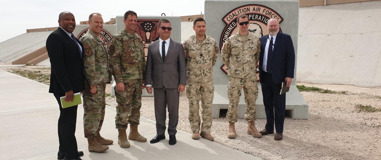 Visit to the Al Udeid Air Base Poland in Qatar Gov.pl website