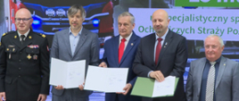 Podpisanie porozumienia dotyczącego współpracy w zakresie wsparcia Ochotniczych Straży Pożarnych.