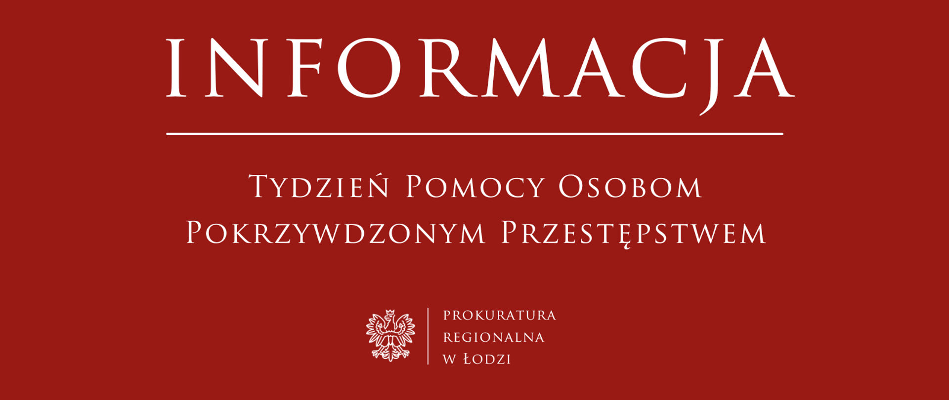 Komunikat Prokuratury Regionalnej w Łodzi 2025-02-21